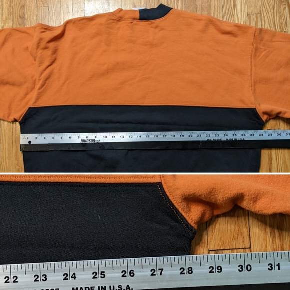 ❌SOLD❌ Vintage 90's Disney Lion King Sweater Orange Black Men's Large Adult - Picture 12 of 15